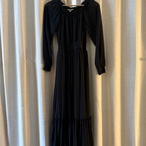 Knox Rose Black Long Sleeve Maxi Dress